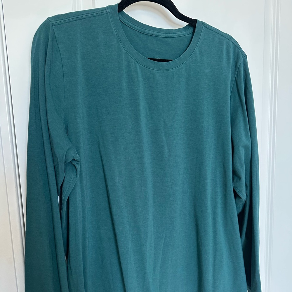 Lululemon Love Long Sleeve Shirt Jasper Green 18 - Picture 7 of 8